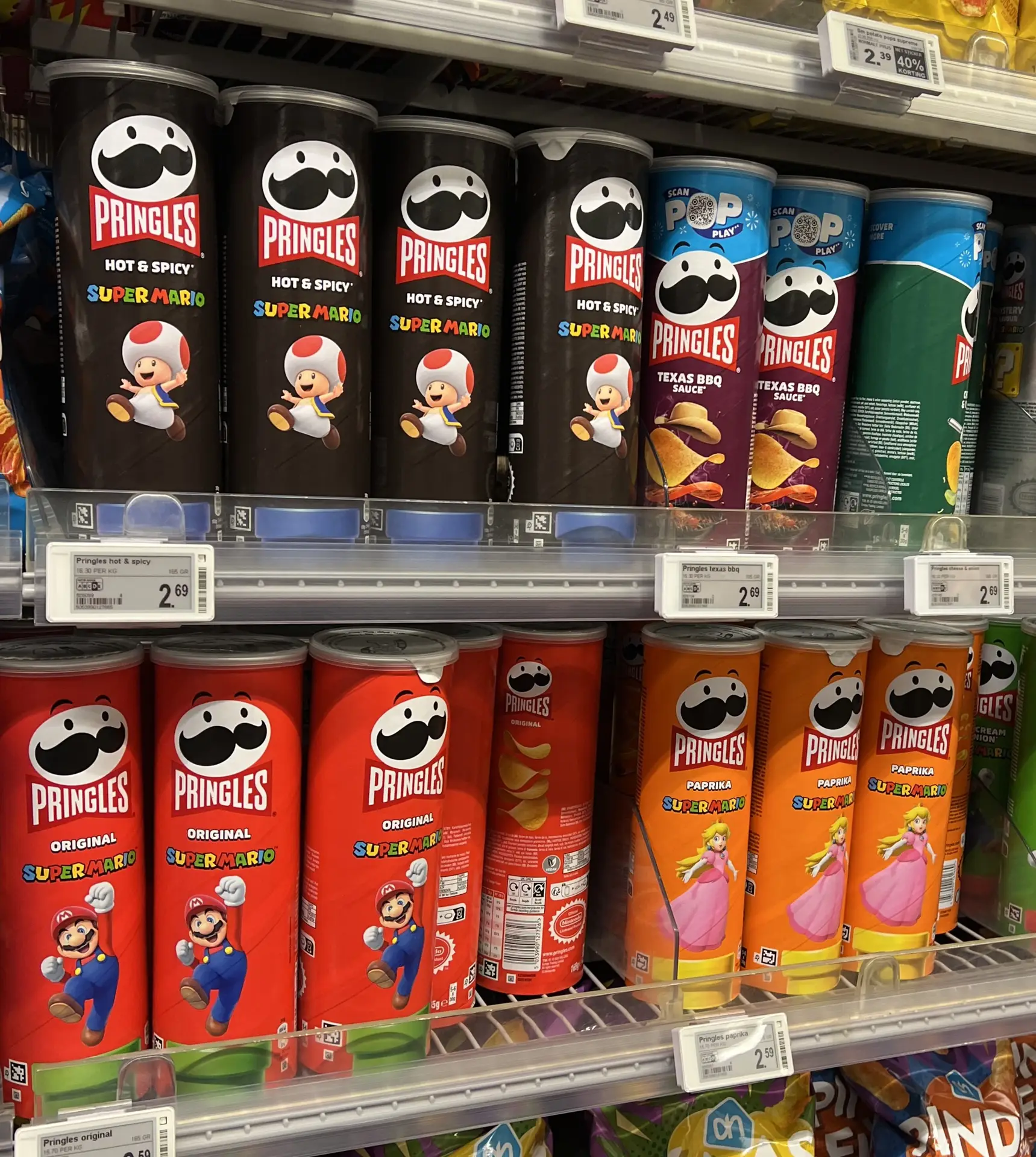 Chips met mario karakters